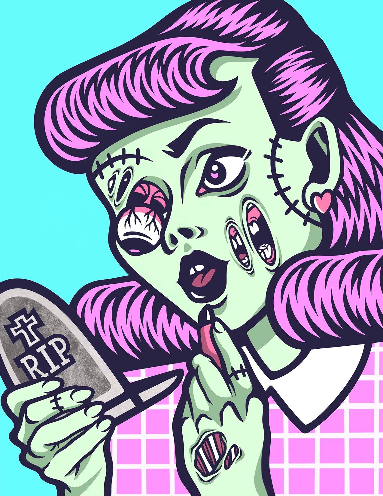 Monster Girls Series | Zombie Sticker